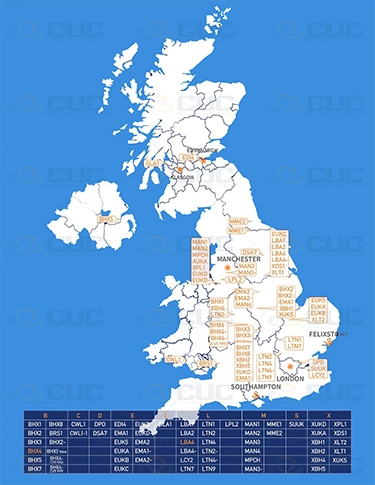 UK  FBA Warehouse Address