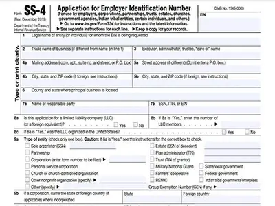 Why do I need an IRS number for importing goods into the US?