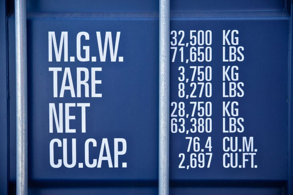 Tare Weight